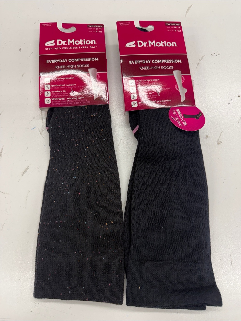 Everyday Compression Knee-High Socks - Black